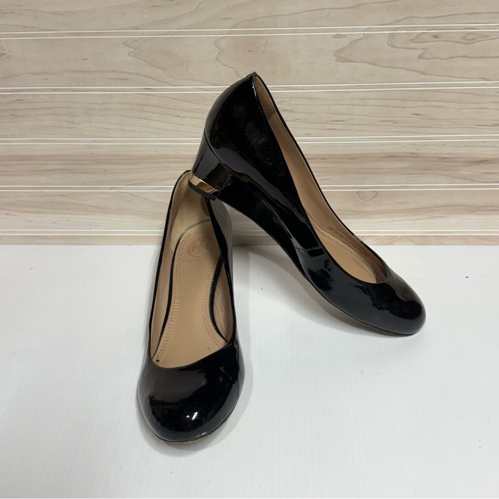 Tory Burch Black Patent Leather Heels